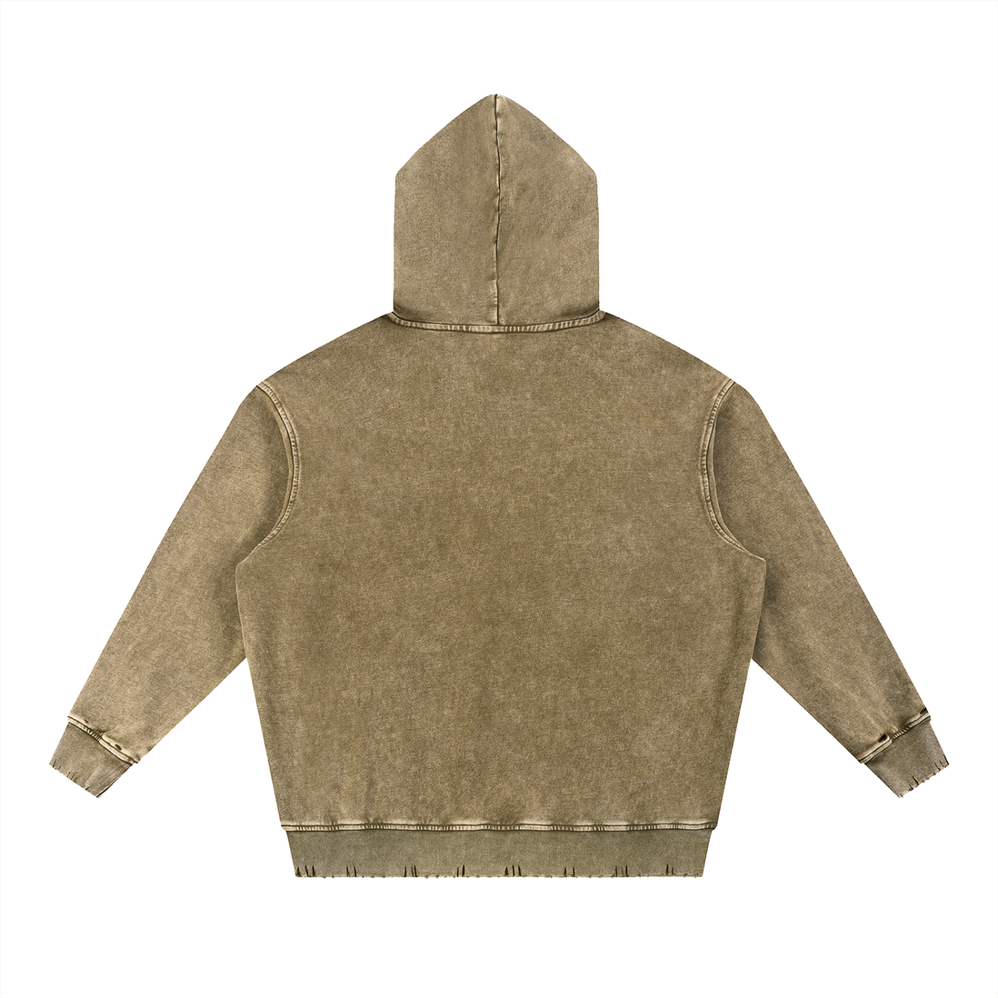 Goblin - Snow Wash Hand-Frayed Heavyweight Hoodie