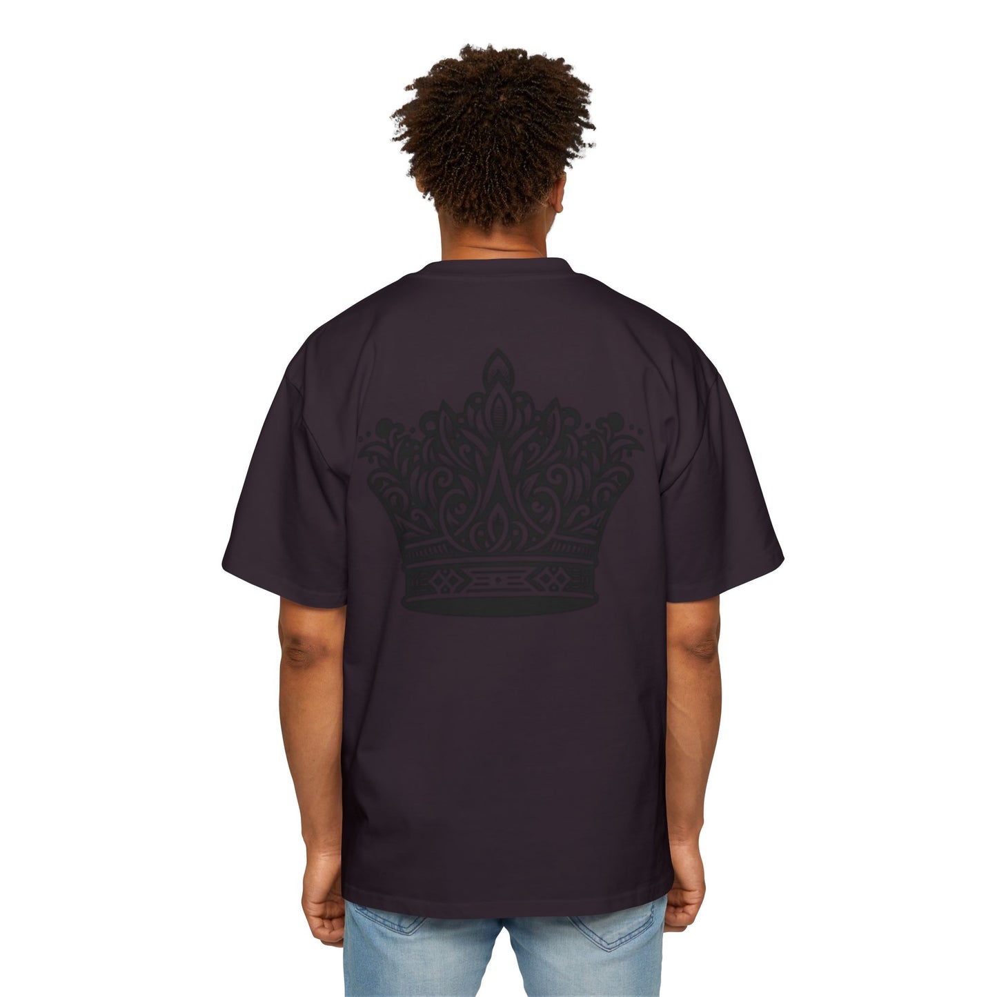 Heavy Oversized Tee Back Crown Design