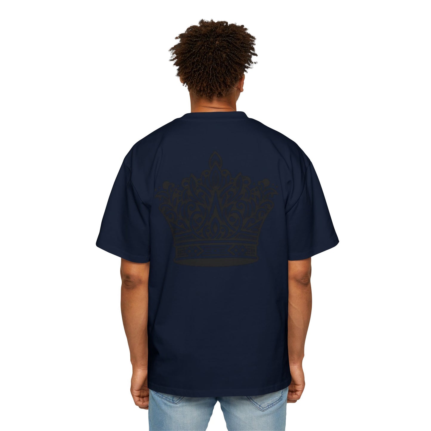 Heavy Oversized Tee Back Crown Design