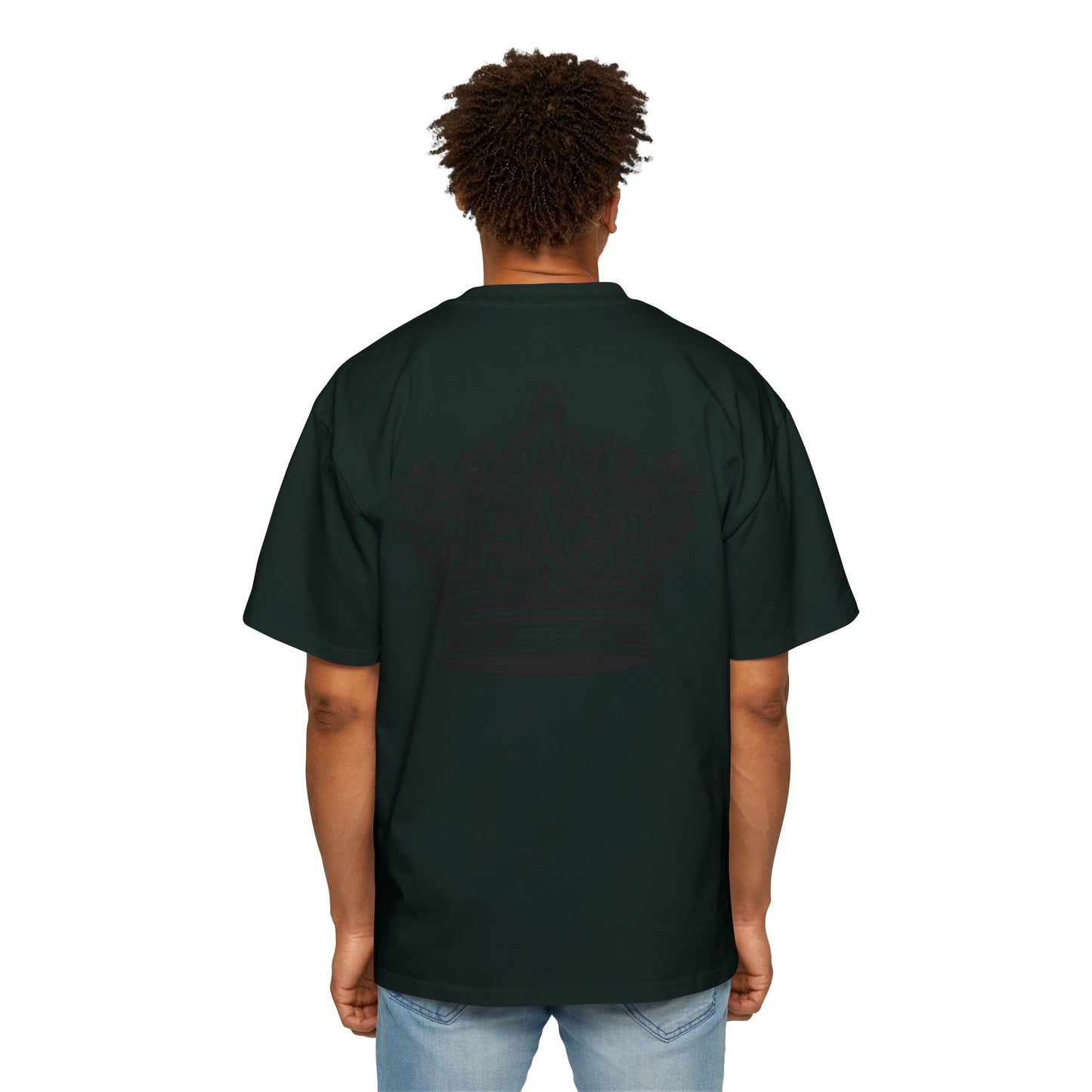 Heavy Oversized Tee Back Crown Design