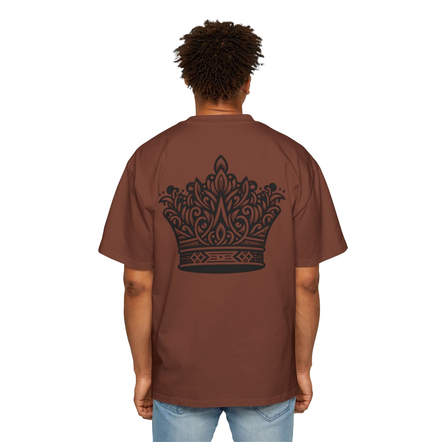 Heavy Oversized Tee Back Crown Design