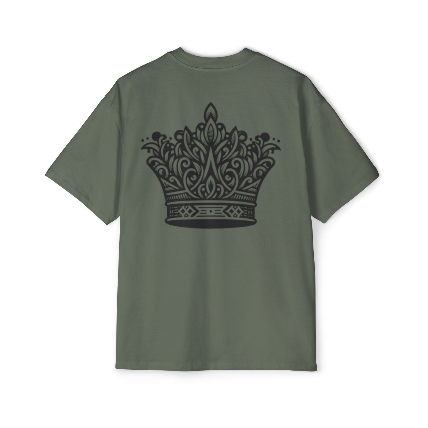 Heavy Oversized Tee Back Crown Design