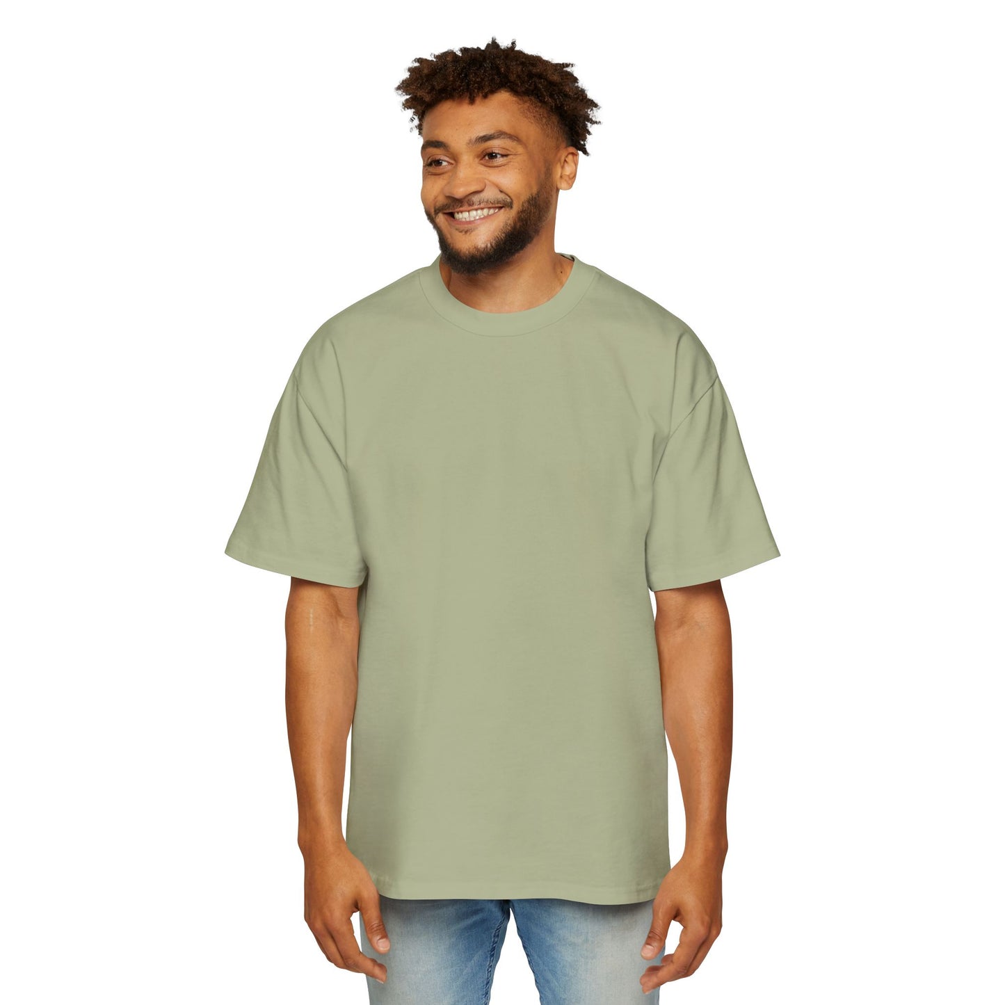 Heavy Oversized Tee Back Crown Design