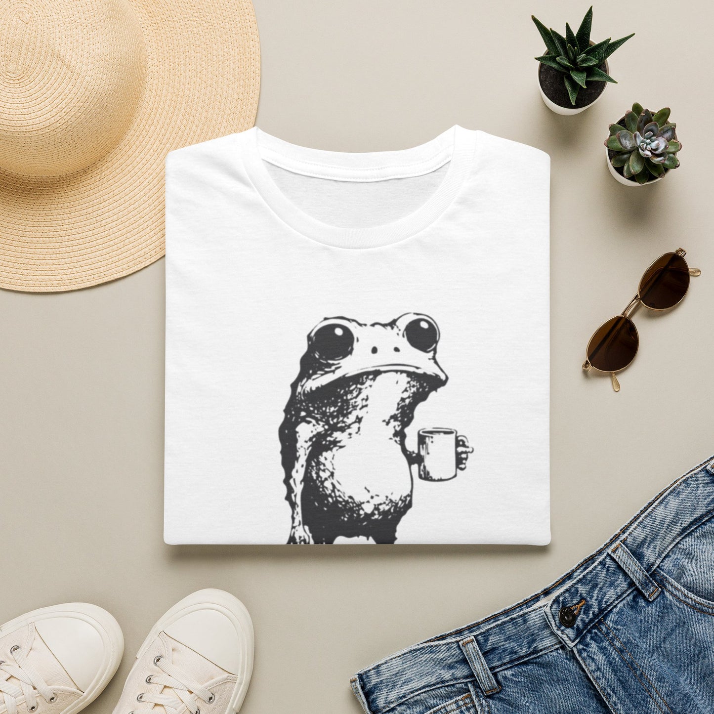 Frog T‑Shirt — "I Have to Say Weird Stuff or I'll Die" Funny Graphic Tee