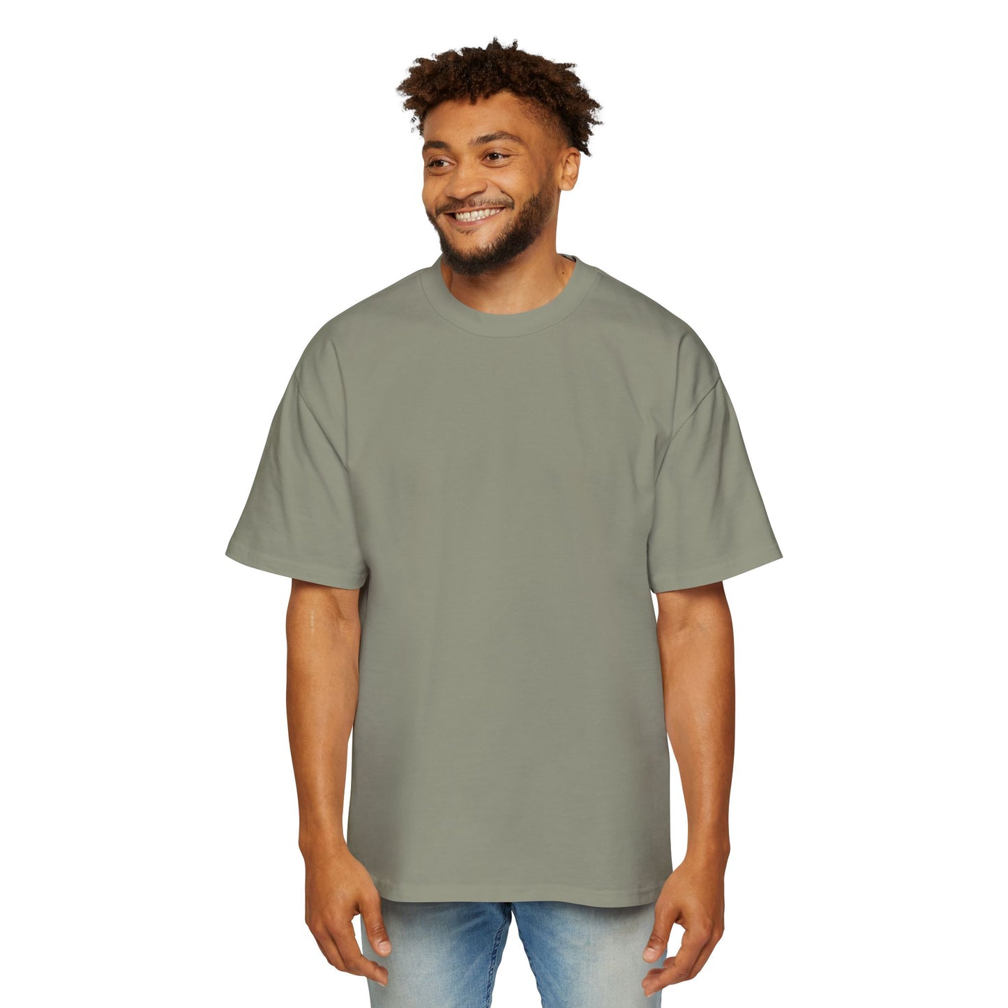 Heavy Oversized Tee Back Crown Design