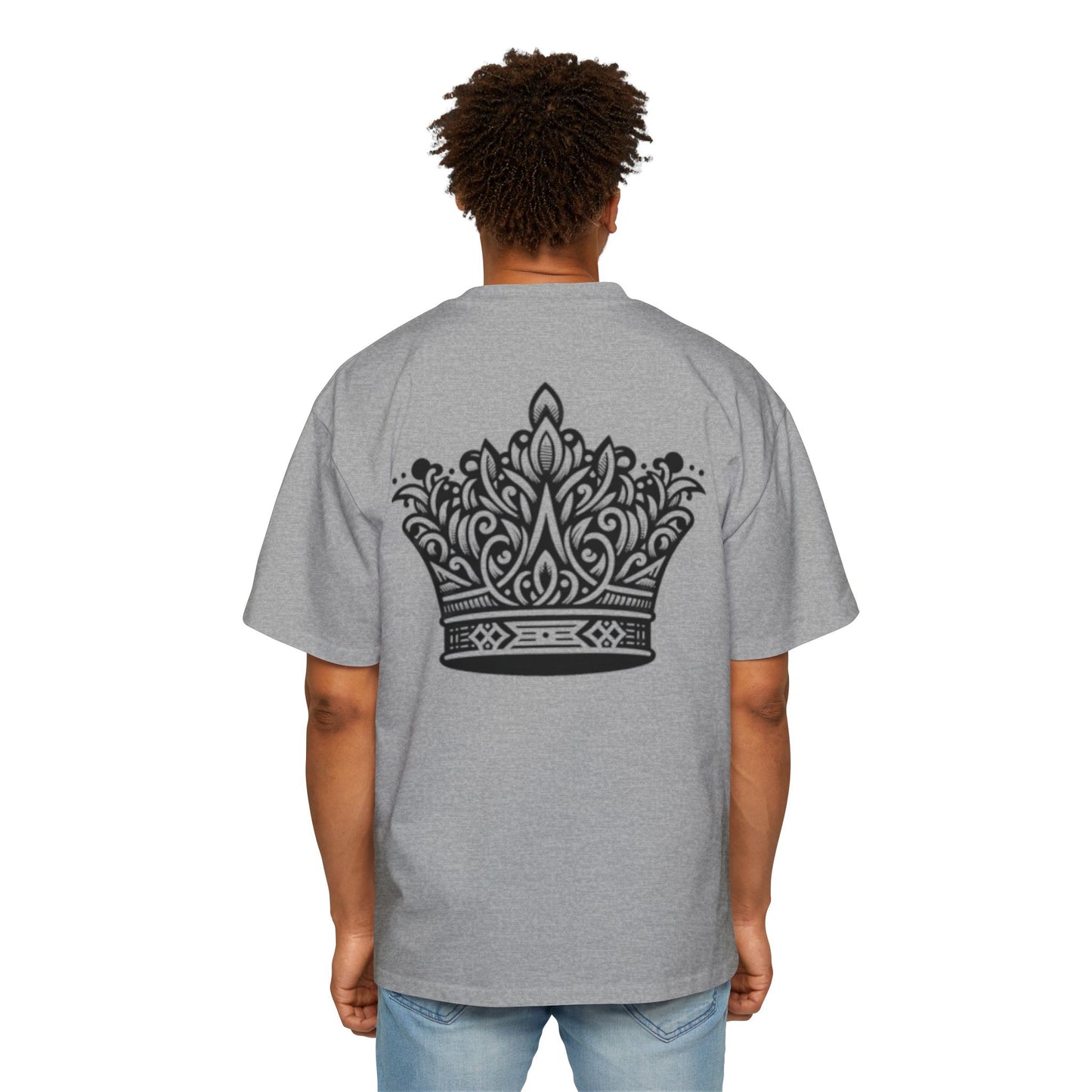 Heavy Oversized Tee Back Crown Design
