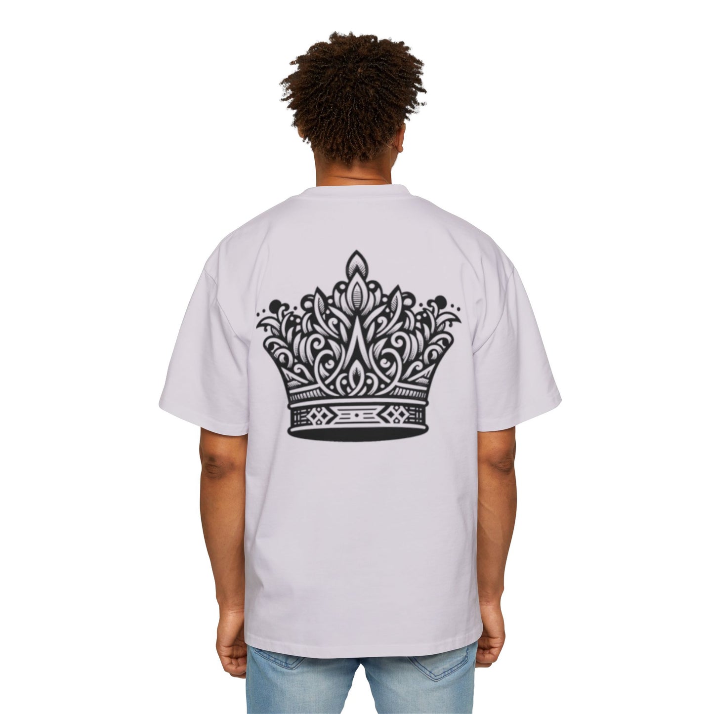 Heavy Oversized Tee Back Crown Design