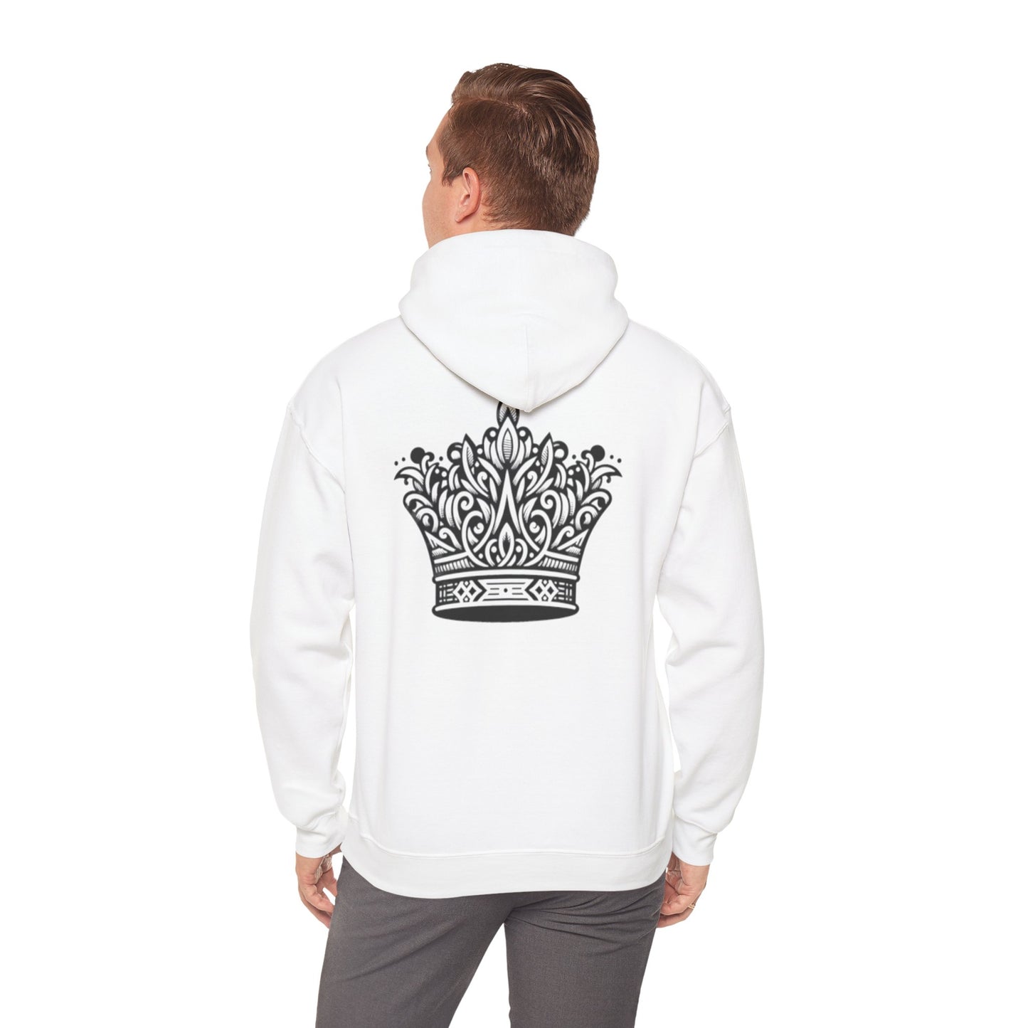 Snugly Back Crown Design Sweatshirt