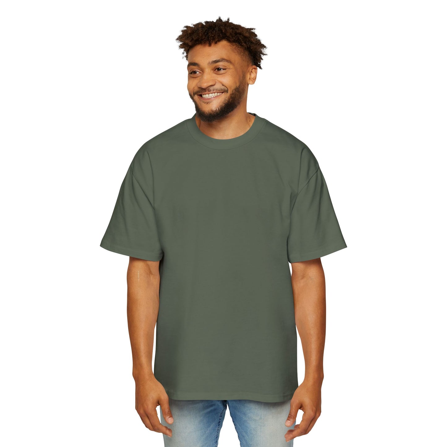 Heavy Oversized Tee Back Crown Design