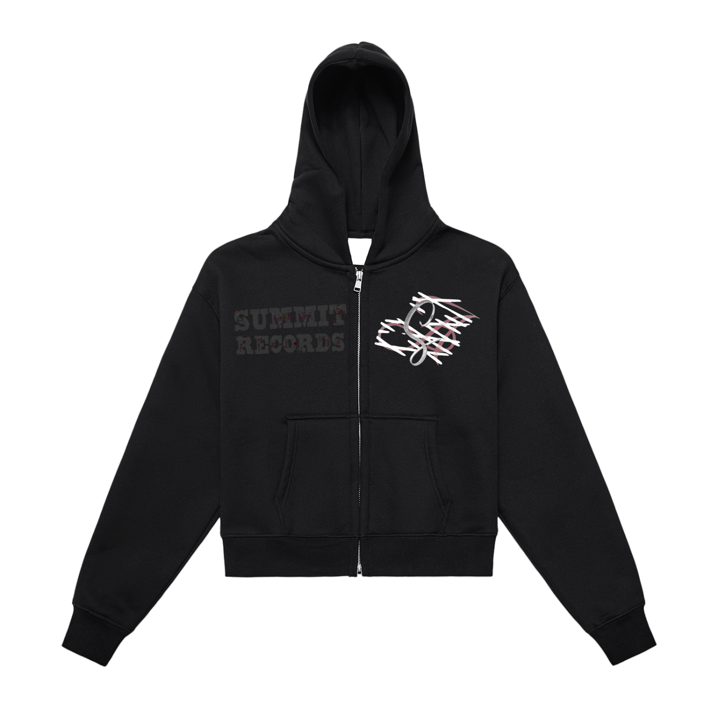 Cropped Zip Up SUMMIT RECORDS Design 2